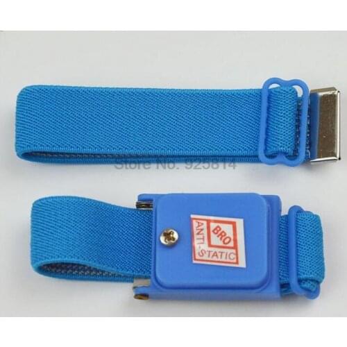 300pcs Cordless Wireless Clip Antistatic Anti Static ESD Wristband Wrist Strap Discharge Cables For Electrician IC PLCC worker