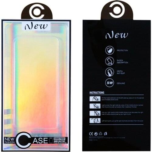 500pcs 10 Style Universal Mobile Phone PVC Package Box Retail Packaging Box For mobile phone shell iphone 11 11pro 11promax case