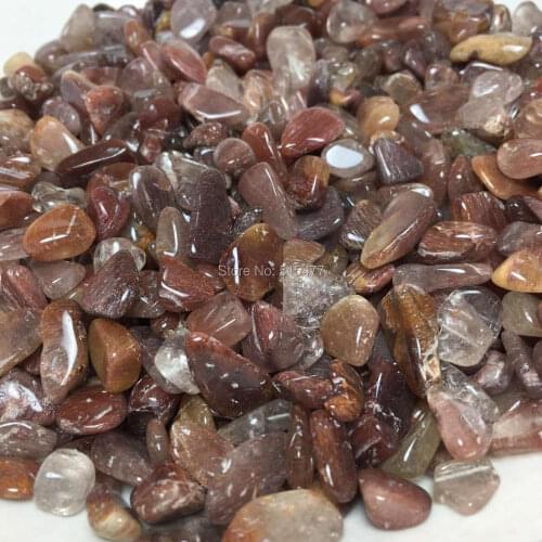 7-9mm 1000g AAA+ Wholesale Natural "Red Hair" quartz crystal Stones Chakra Healing Reiki