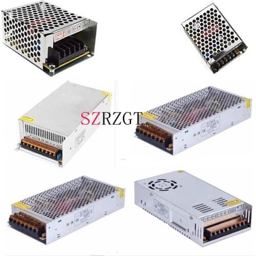 AC 110V-220V TO DC 5V 12V 24V 1A 2A 3A 5A 10A 15A 20A 30A 50A Switch Power Supply Driver Adapter LED Strip Light