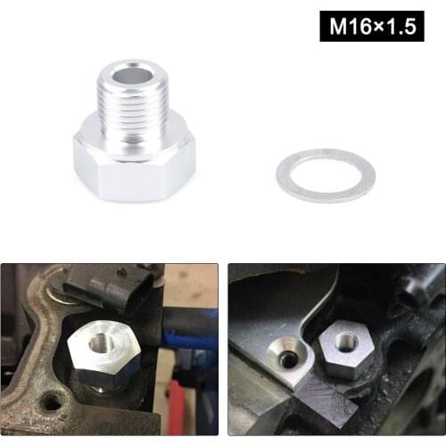 Oil Pressure Adapter Fitting LS Swap Gauge Sensor Adapter M16x1.5 1PC 1/8 NPT
