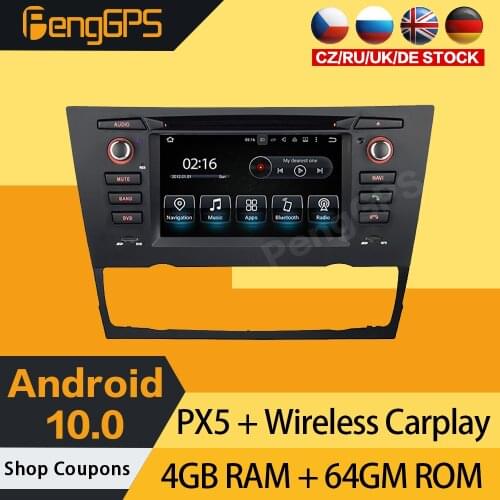 Android 10.0 CD DVD Player For BMW E90 E91 E92 E93 Radio Multimedia 6.2 Inch Touchscreen GPS Navigation Headunit Carplay Stereo