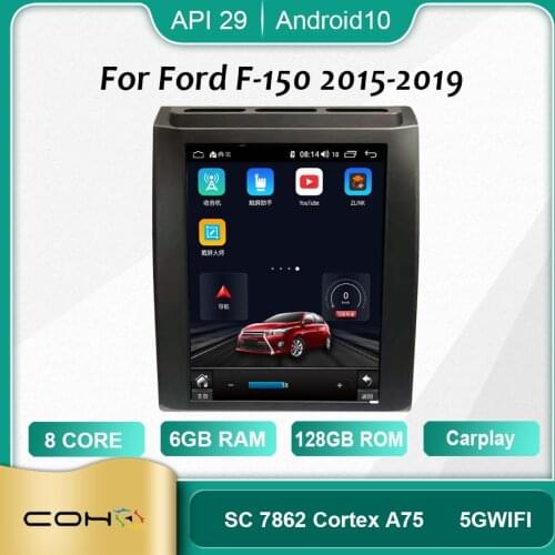 COHO For Ford F-150 2015-2019 Android 10.0 Octa Core 6+128G Car Multimedia Player Stereo Receiver Radio