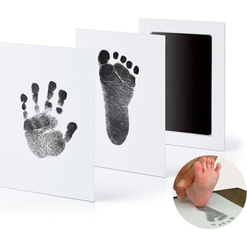 Baby Footprints Ink Pads Safety Non-toxic Newborn Handprint Maker Ink Pads for Baby Infant Souvenirs Gifts Pet Dog Paw Printing