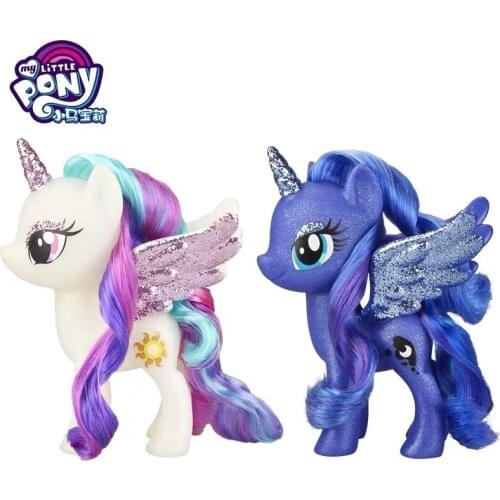 Hasbro my little pony Princess Celestia Luna Play Home Chilrden Gift Model Anime Figures Collect