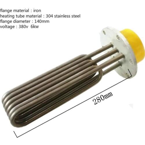 Flange heater electric water tank flange immersion heater steam generator boiler high power 380v 6kw-24kw