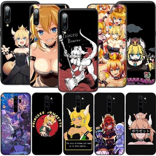 GX187 Princess Bowsette Case for Xiaomi Note 10 8Lite CC9 9 9T 10T A1 A2 A3 5X 6X F1 Poco F2 X3 NFC M3 Pro Lite