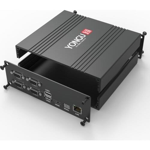 H34 168W54H mm/6.6''x2.12'' aluminium pcb shell housing supply enclosure