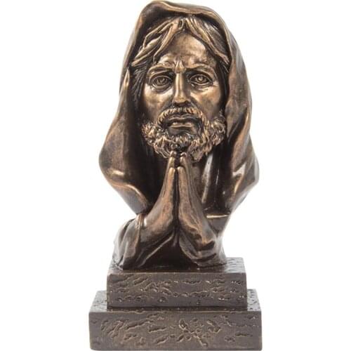 Jesus Christ Statue Figurine Creativity Resin Christian Religion Figurine Ornament Home Decoration With Christian Style