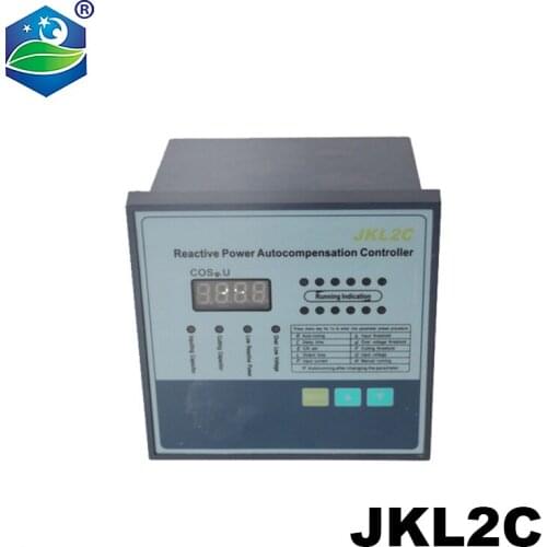 JKL2C with power supply 220v 10 steps Reactive power factor compensation controller 50/60Hz