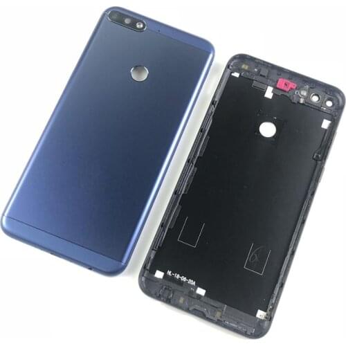 Housing Battery Cover For Huawei Honor 7C / For Honor 7C Pro Rear Door Back Cover and Power Volume Buttons + logo