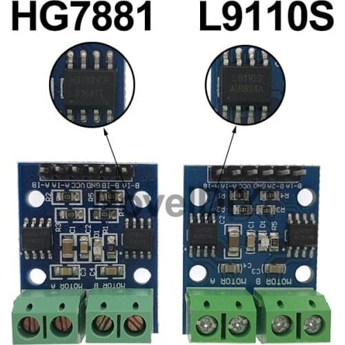 L9110 L9110S / HG7881 HG7881CP Two Road Motor Driven Module For Arduino 2 Channel DC Stepper Motor Driver Board H Bridge