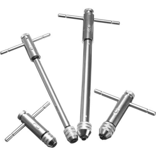 M3-M8 M5-M12 extended reversible T-handle ratchet, used for tap die set, tap wrench, tap wrench adjustable fixing tool