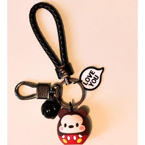 New Disney Minnie Mickey Cartoon Mickey Mouse Keychain Anime Figure Toys for Girl Cartoon Models Keychain High Quality Key Chian
