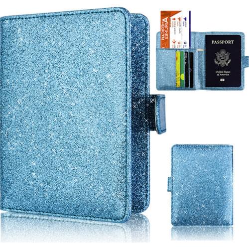 Personalised Buckle Passport Cover Men Women Cards Credit Case High Quality Travel Document Organizer PU Leather Passport Bag