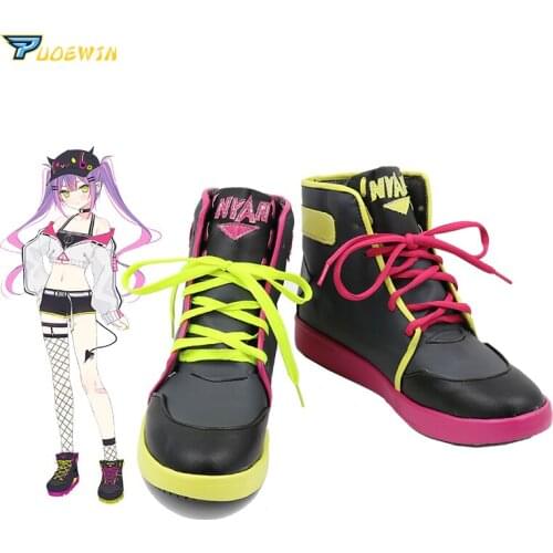 Vtuber Hololive Tokoyami Towa Cosplay Shoes Boots