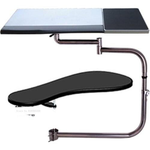 OK-010 Multifunctional Full Motion Chair Clamping Keyboard Holder Mouse Pad+Chair Arm Clamping XL size Mouse Pad