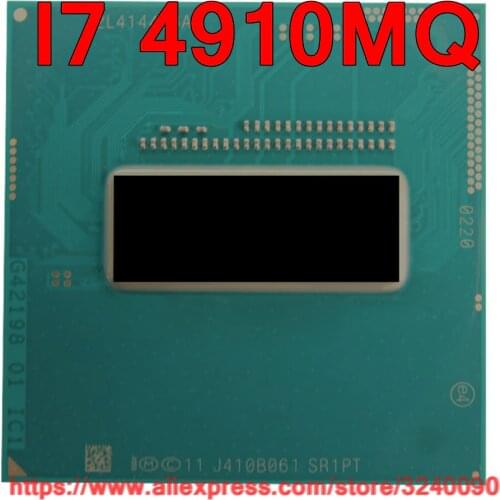 Original lntel Core I7 4910mq official version SR1PT CPU (8M Cache/2.9GHz-3.9GHz/Quad-Core) I7-4910mq Laptop processor