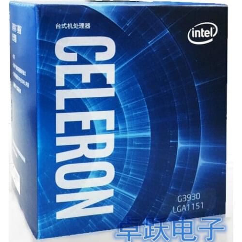 Intel Celeron Processor G3930 Boxed processor LGA1151 14 nanometers Dual-Core 100% working properly Desktop Processor