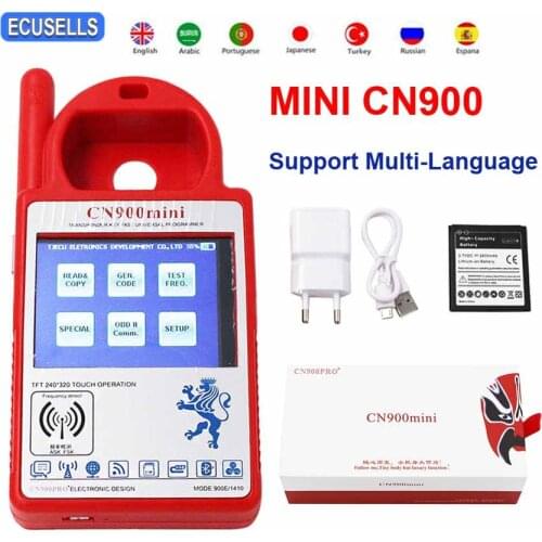 Mini CN900 Smart CN900 Mini V5.18 Version Transponder Key Programmer Mini CN900 for 4C 46 4D 48 G Chips Support Multi-Language