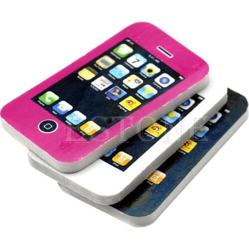 1Pc Mobile Phone Shaped Students Stationery Gift Toy Rubber Cute Pencil Eraser