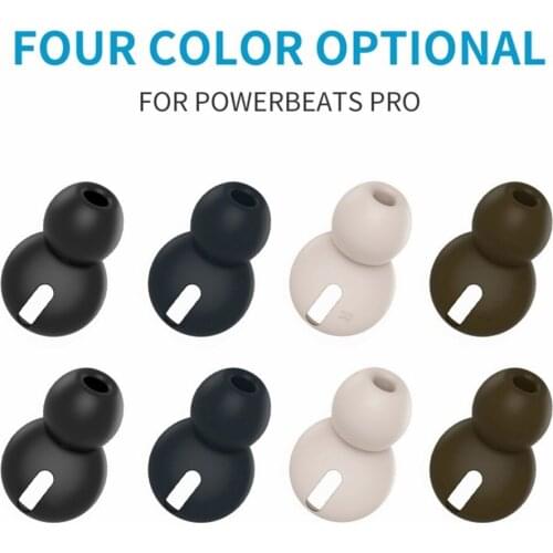 New Replacement Eartips Soft Silicone Ear Tips Noise Isolation For Best Powerbeates Pro Wireless Bluetooth Earphones