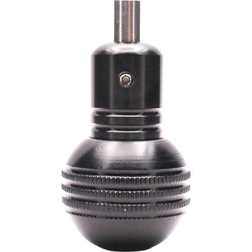 Durable Alloy Tattoo Machine Handle Grip Tube Self Lock With Back Stem 35mm