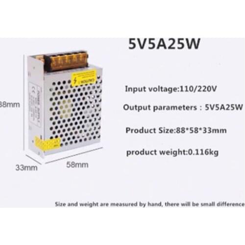 DC 5V15W 20W 25W 30W 40W 50W 200W switch mode power supply constant voltage LED driver transformer AC 110V / 220V
