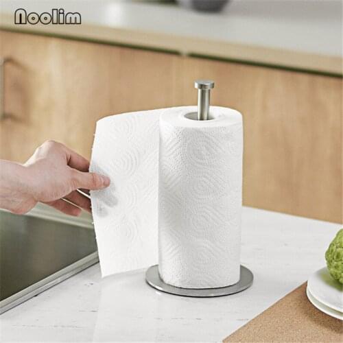 Stainless Steel Tissue Rack Paper Towel Storage Holder Kitchen Roll Paper Shelf Bathroom Organizer Toilet Desktop Napkin Stand