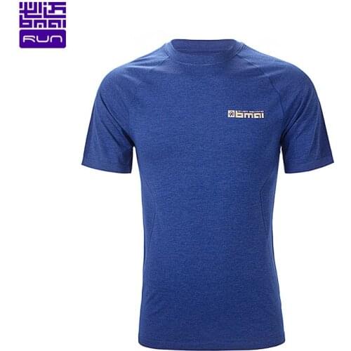 Hot Quick Dry Tight T Shirt Mens Short Sleeve Running Shirts Compression T-shirt Fitness Tights Sport Shirt Men Gym SportsWear