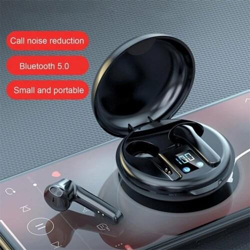 JS82 TWS Headphone Wireless Stereo Headset LED Digital Display Sport Earbuds For iPhone Samsung Huawei Xiaomi Bluetooth Earphone