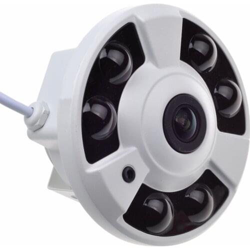 Wide Angle 2MP 4MP Security Camera Indoor 180 Degree Video Surveillance High Definition Infrared CCTV Cameras with OSD Cable
