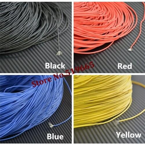 24AWG Red/Black/Yellow/Blue color Silicon Wire Soft Cable wire for led driver led strip,USB ,fan ,audio ,signal canble --50M/lot