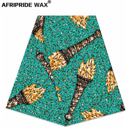 New africa print whole sale batik cotton fabric AFRIPRIDE 100% high quality cotton ankara print for dress curtain A18F0625
