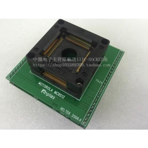 NEW TA037 IC Test Socket Adapter Working For SUPERPRO Series Programmer TA037-084/TQFP112/QFP112 pin