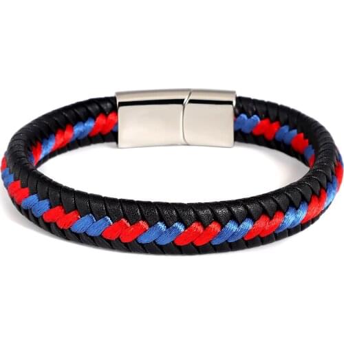 Wholesale Lots Bulk Charm Bracelets Stainless Steel Men Fashion Leather Bracelets Jewelry For Man And Women Friendship Bracelets