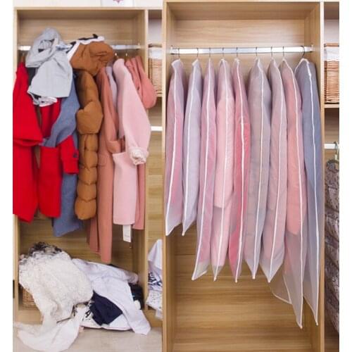 Transparent Dust Bag 60*140 CM XL Size For Dress Prom Evening Party Gowns Bags Wedding Garment Cover Travel Storage In Stock