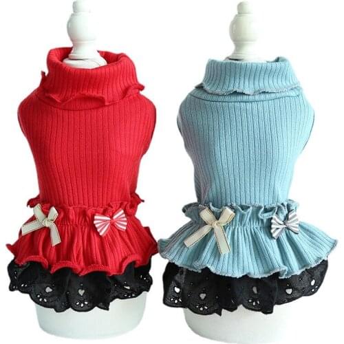 Luxury Dog Winter Clothes Pet Costume Small Dog Dress For Dogs Shih Tzu Clothes Yorkies Shih Tzu Bichon Poodle Princess Skirt