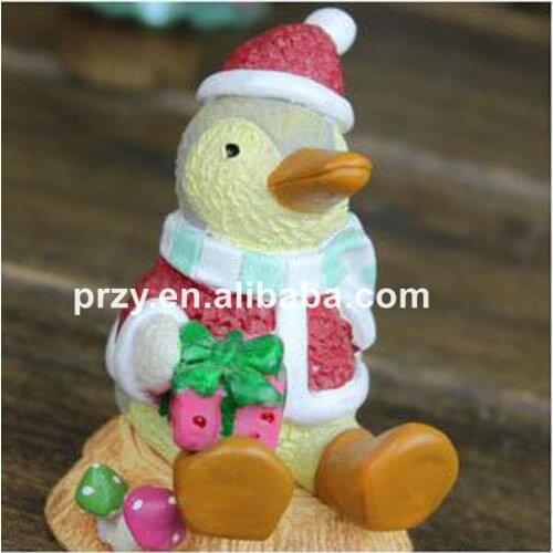 Penguin 3d Christmas Silicone molds soap mold handmade soap molds Christmas silica gel die Aroma stone moulds candle mould