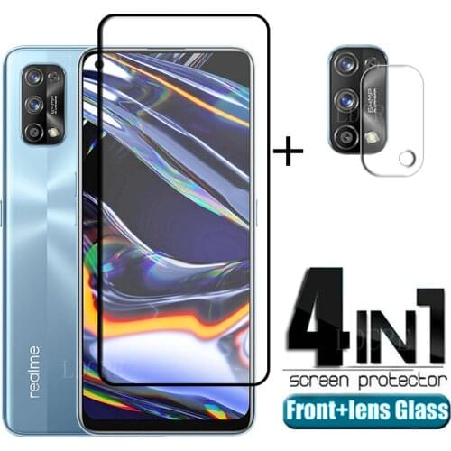 Full Cover Glass For OPPO Realme 7 Pro Glass For Realme 7 Pro Tempered Glass Screen Protector For OPPO Realme 7 Pro Lens Glass