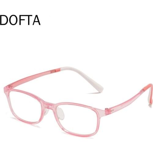 DOFTA Ultralight TR Kids Prescription Eyeglasses Frame 3-8 old Square Myopia Optical Glasses Frame ChildrenSpectacle Frame 5282