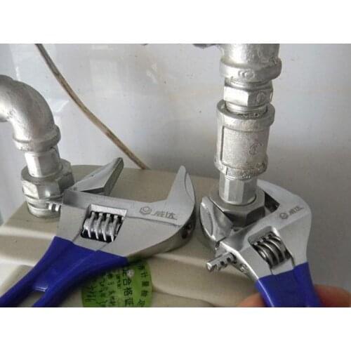 Multifunctional Adjustable Wrench Stainless Steel Universal Wrench Mini Nut Key Manual Tool Maximum Diameter 24mm