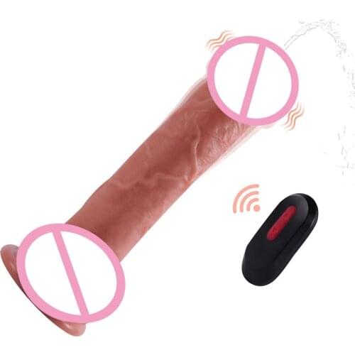 Ejaculating Vibration Dildo for Women Electric G Spot Stimulation Massager Remote Control Squirting Penis Masturbator Sex Toys
