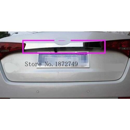 Stainless Steel Rear Trunk Lid Cover Chrome for Kia Optima K5 2011 2012 2013