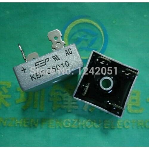 10PCS 50A 1000V Metal Case Bridge Rectifier KBPC5010 KBPC3510