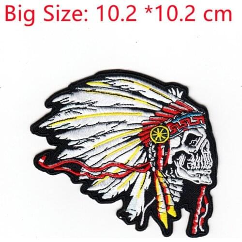 10pcs Indian Leader Goyathlay Geronimo Patch Strmcwby Embroidery Patches For Clothing DIY Iron On Patches Giy Shoes Clothes