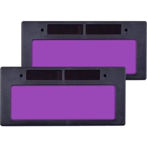 2 Pcs Solar Auto-Darkening Welding Filter Lens Variable Shade Horizontal Filter, Mask Lens Automation Filter Shade