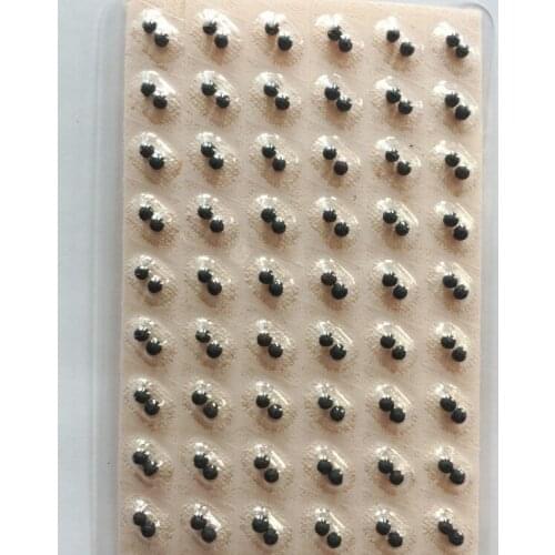 600Pair New Double Design Ear Acupuncture Massage Needle Bead Paste Auriculotherapy Vaccaria Ear Care Presses Seeds 2 packs free