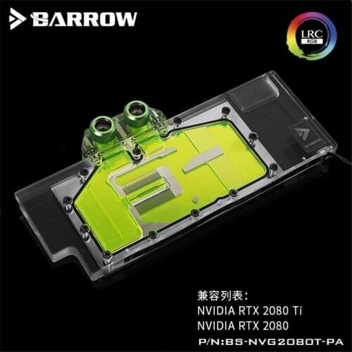 Barrow GPU Water Block For Founder Edition RTX2080Ti/2080 Water Cooling Radiator BS-NVG2080T-PA