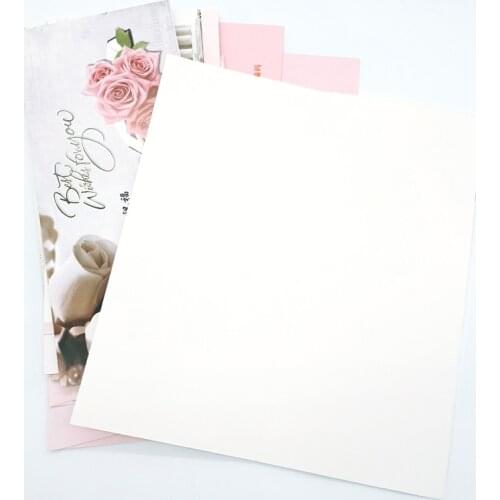 Free shipping 20packs Blessing Flowers Card with Envelope Greeting Cards Message Paper DIY Party Weadding Invitation Cards